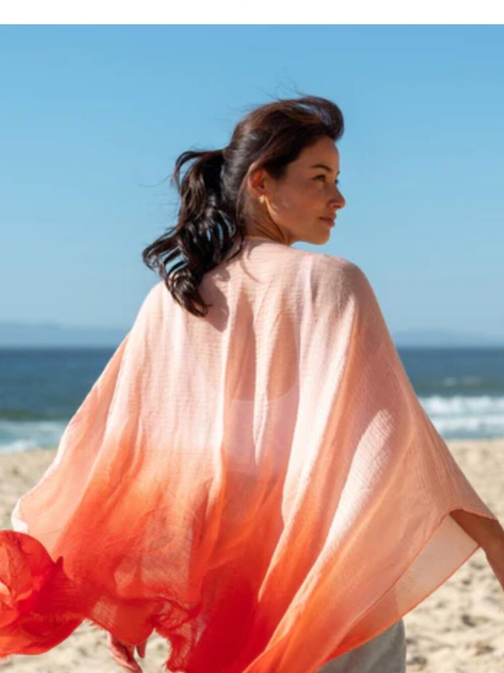Mersea Nellie Wrap - Oat Ombre